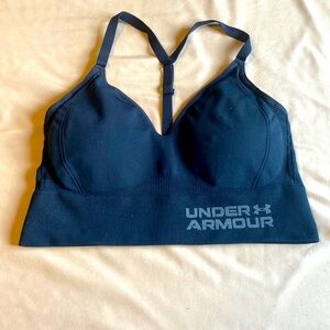 Under Armour black padded Y-back sports bra size Large